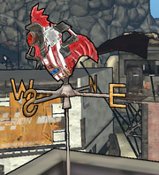 CluckTrapWeatherVane