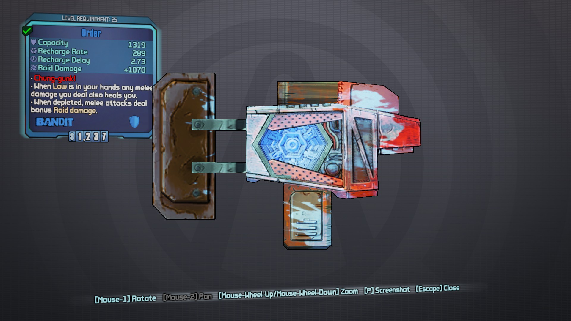 Order Borderlands 2 Variant Chart Borderlands Wiki Fandom