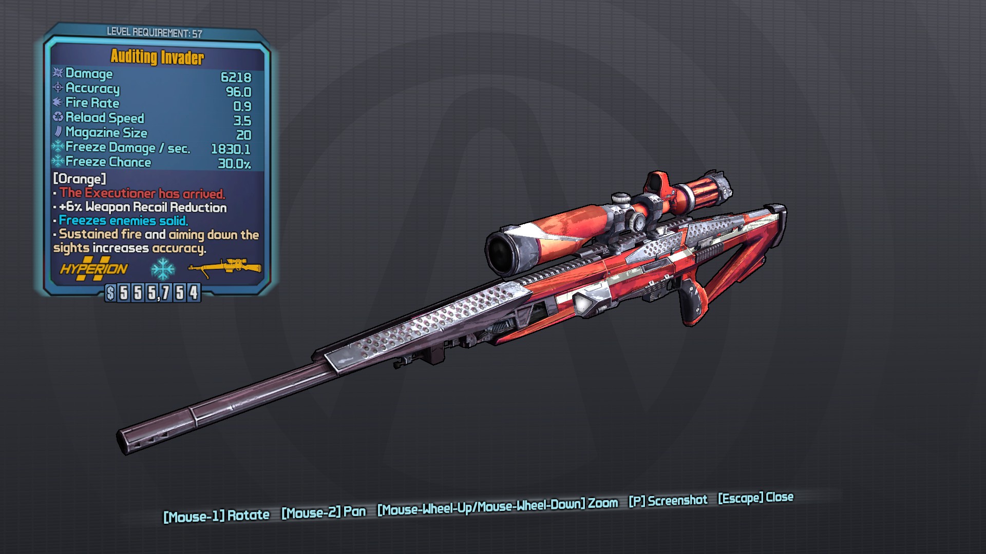 Invader (Borderlands 2)/Variant Chart | Borderlands Wiki