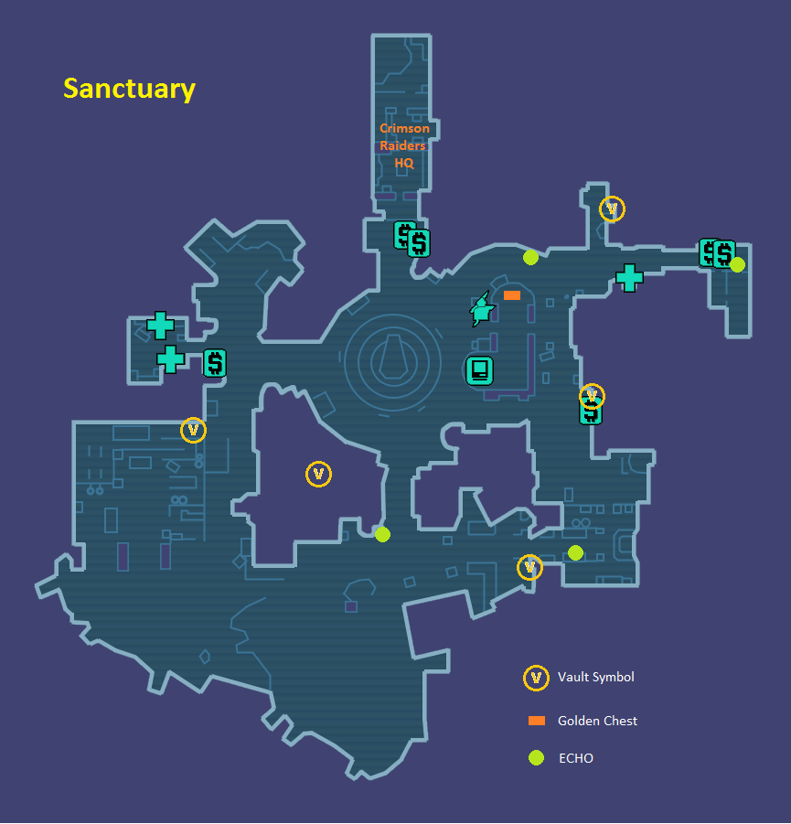 Borderlands 3 Sanctuary Map Sanctuary | Borderlands Wiki | Fandom