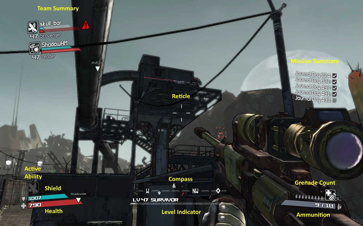 User Interface | Borderlands Wiki | Fandom