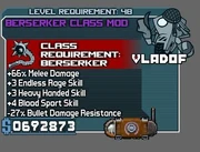 Berserker Class Mod