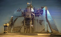 Concept art for one of the Hyperion Buildings