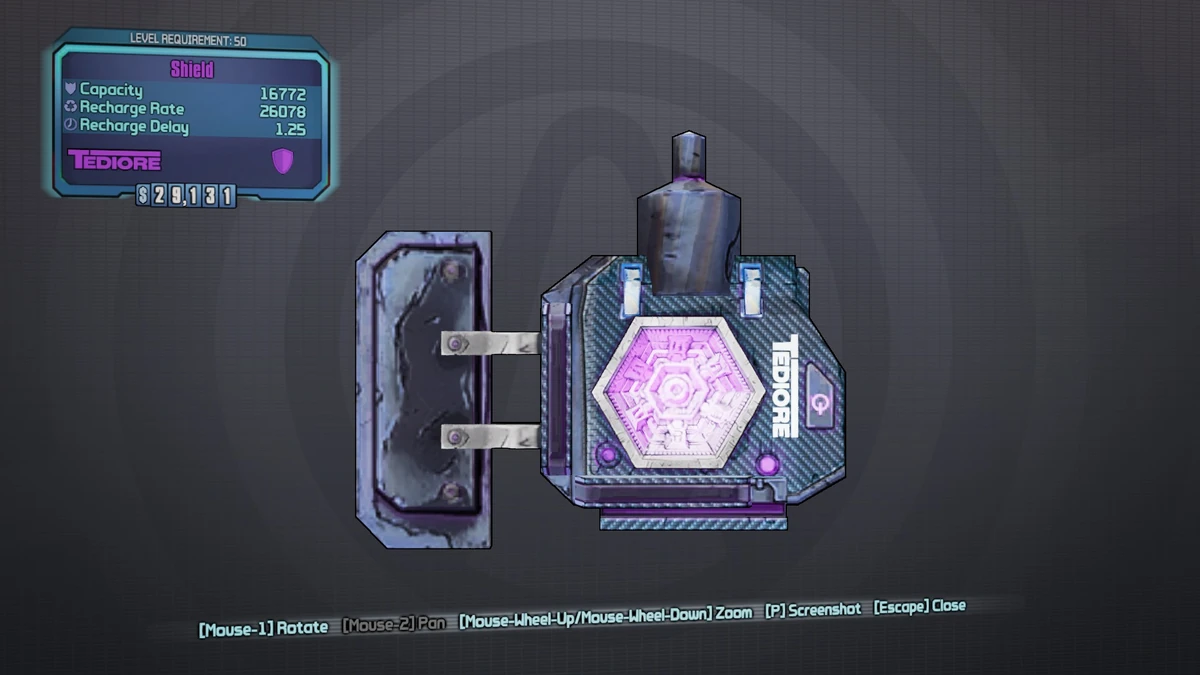 Shield (Tediore) | Borderlands Wiki | Fandom