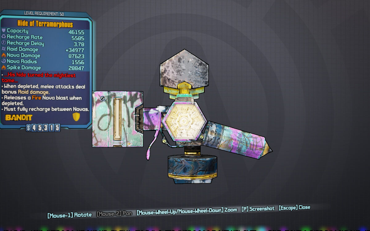 Hide of Terramorphous | Borderlands Wiki | Fandom