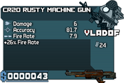 CR20 Rusty Machine Gun