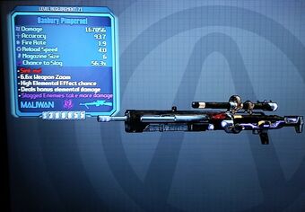 Pimpernel Variant Chart Borderlands Wiki Fandom Pimpernel Variant Chart Borderlands Wiki Fandom
