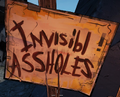 Invisibil sign