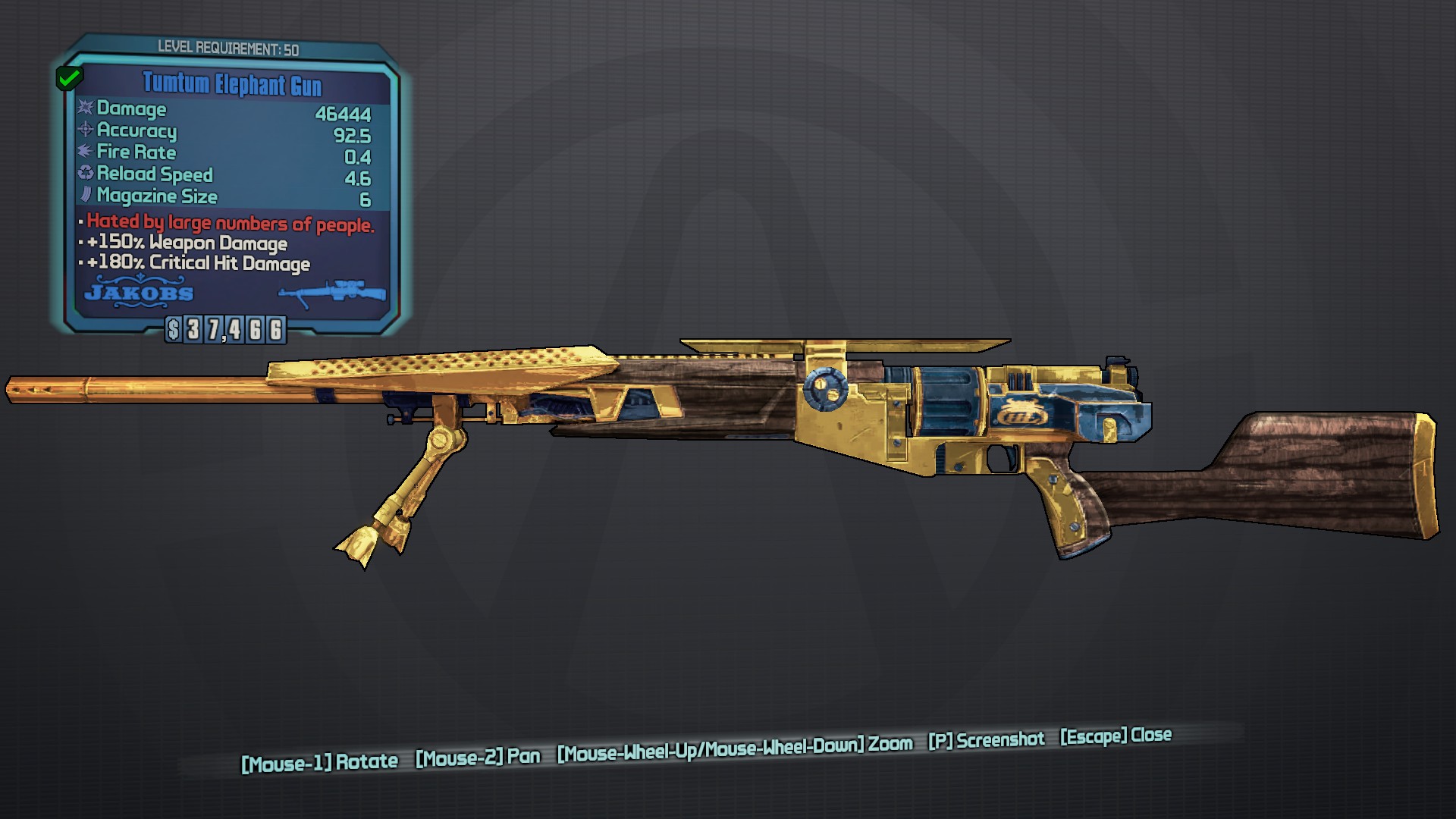 Borderlands 2 Guns