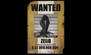 Zer0's "WANTED" poster.