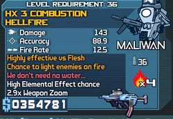 Hx 3 hellfire
