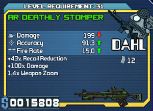 Dahl AR Deathly Stomper (R10) (L31)