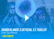 Иконка ссылки на видеоролик "Borderlands 3 - E3 2019 Trailer"