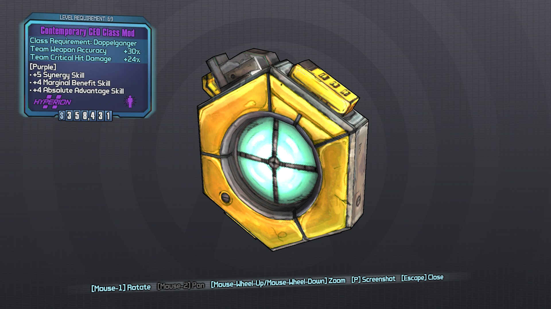 CEO (class mod) | Borderlands Wiki | Fandom