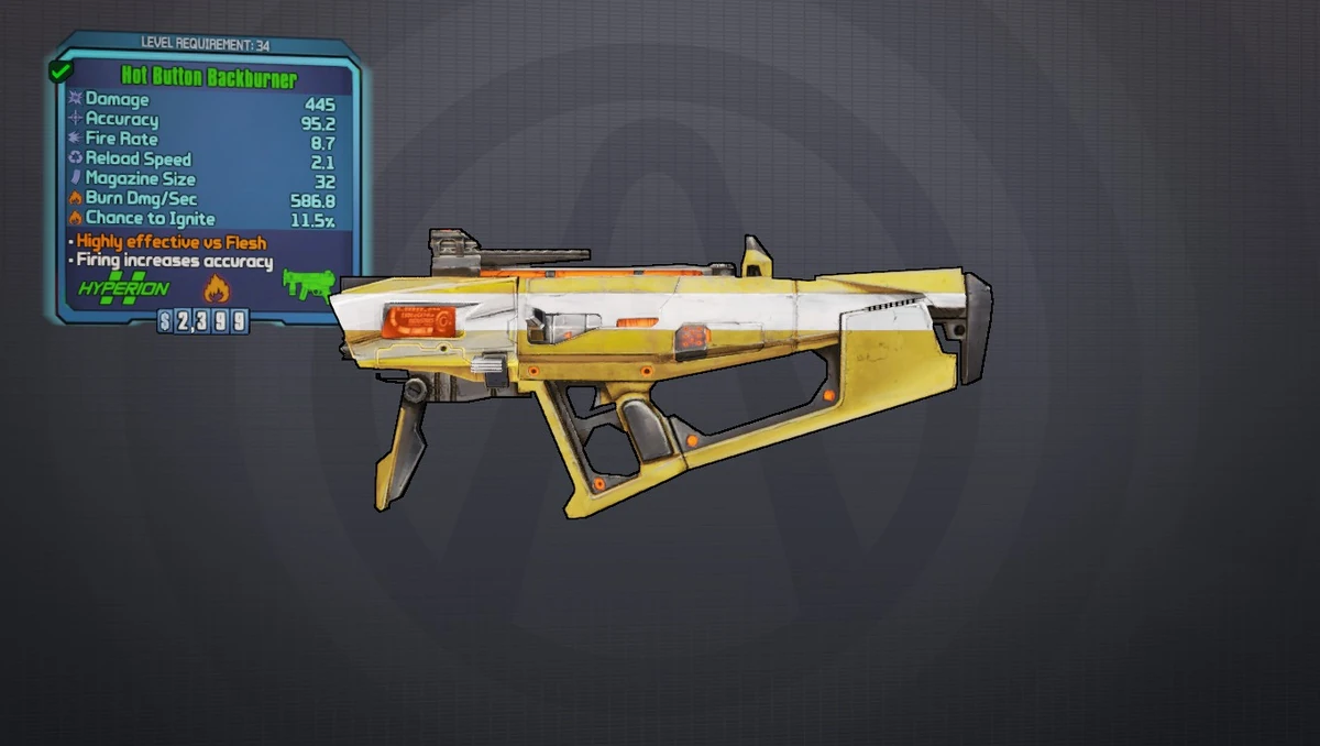 Backburner/Variant Chart Borderlands Wiki Fandom