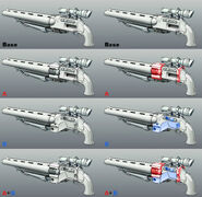 Borderlands2 weapon jakobs shotgun body variants by kevin duc