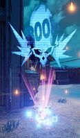 Thrown Tina grenade, being ready to summon a Tina Bomb