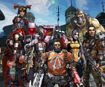 Borderlands 2 vault hunters by xpand your mind-d6ontm4