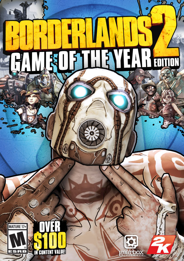 does borderlands 2 goty come with characters