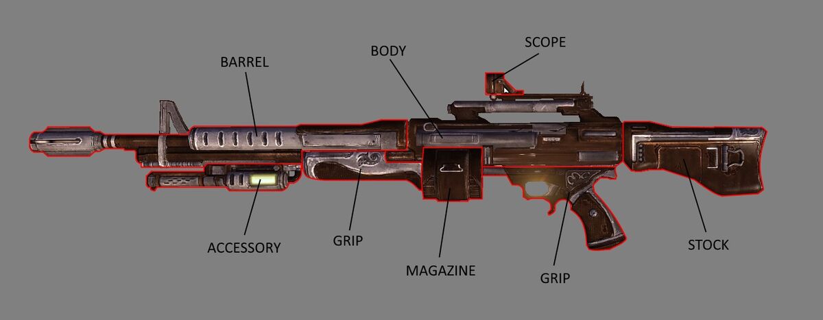 Combat Rifle/parts | Borderlands Wiki | Fandom