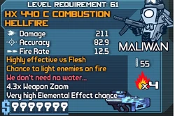 HX 440 C Combustion Hellfire