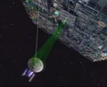 CuttingBeam.jpg (59 KB) Cutting Beam is fired against the shieldless and helpless Enterprise-D