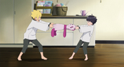 Boruto and Himawari fight