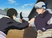 Shizune against Kabuto