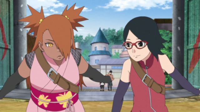 Sarada Uchiha ×Shannaro×