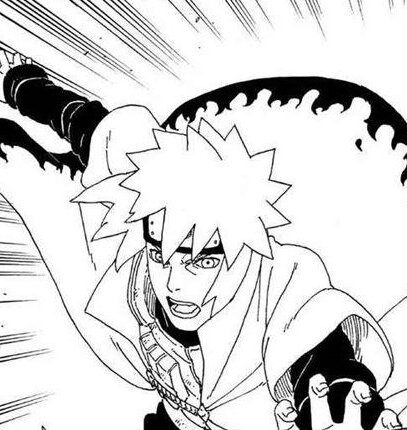 minato with his kunai  Naruto mangá, Naruto, Manga