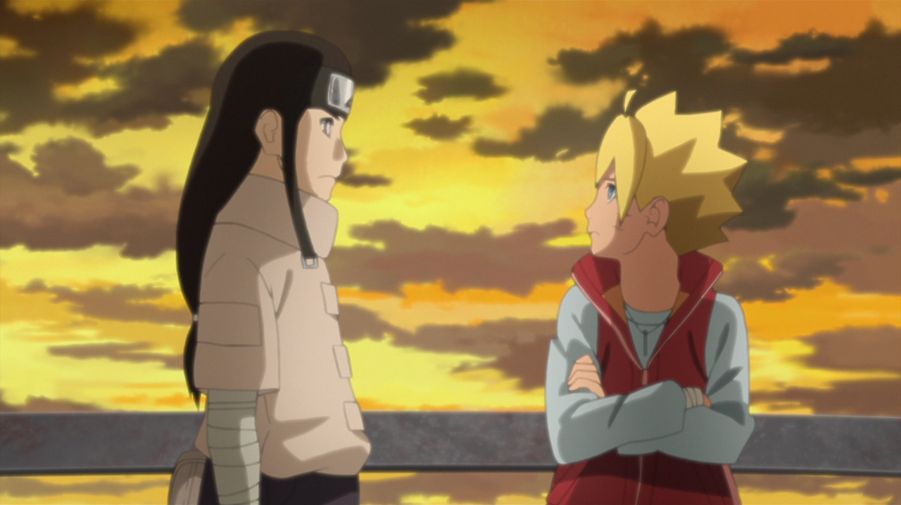 Os destaques do encontro de Boruto com Hinata e Neji no passado