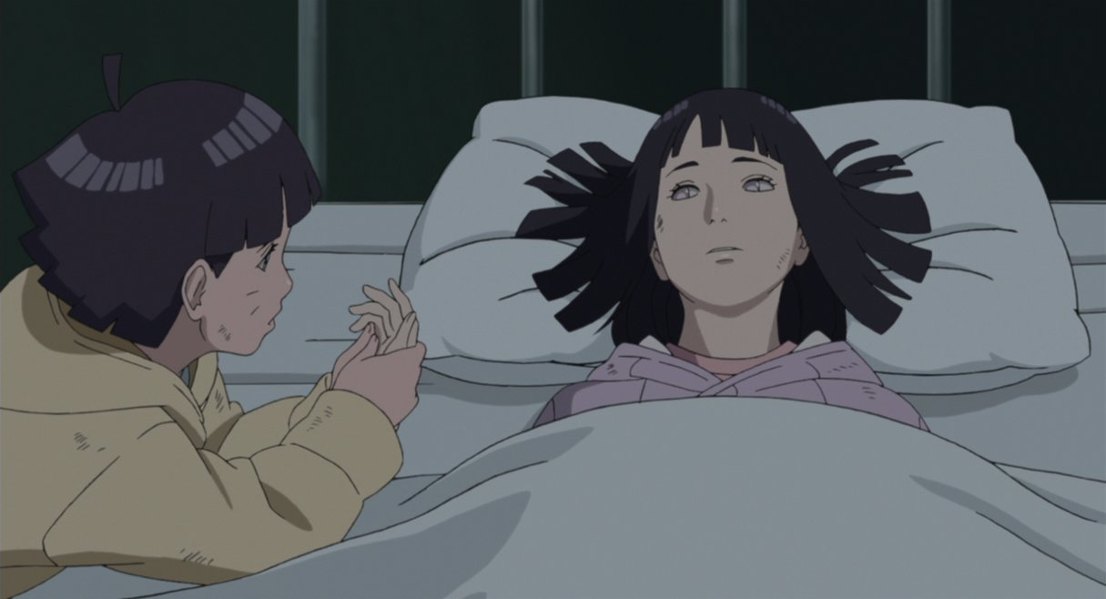 Boruto with Himawari and Hinata