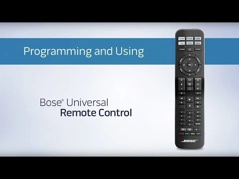 Télécommande Générique De Remplacement Pour Bose CINEMATE 15 (URC-15U) - NEUVE