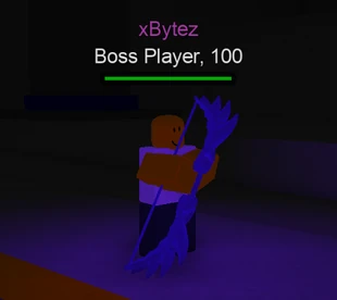 A level 100 player with Boss title.