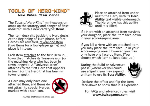 Tools of Hero-Kind Rules