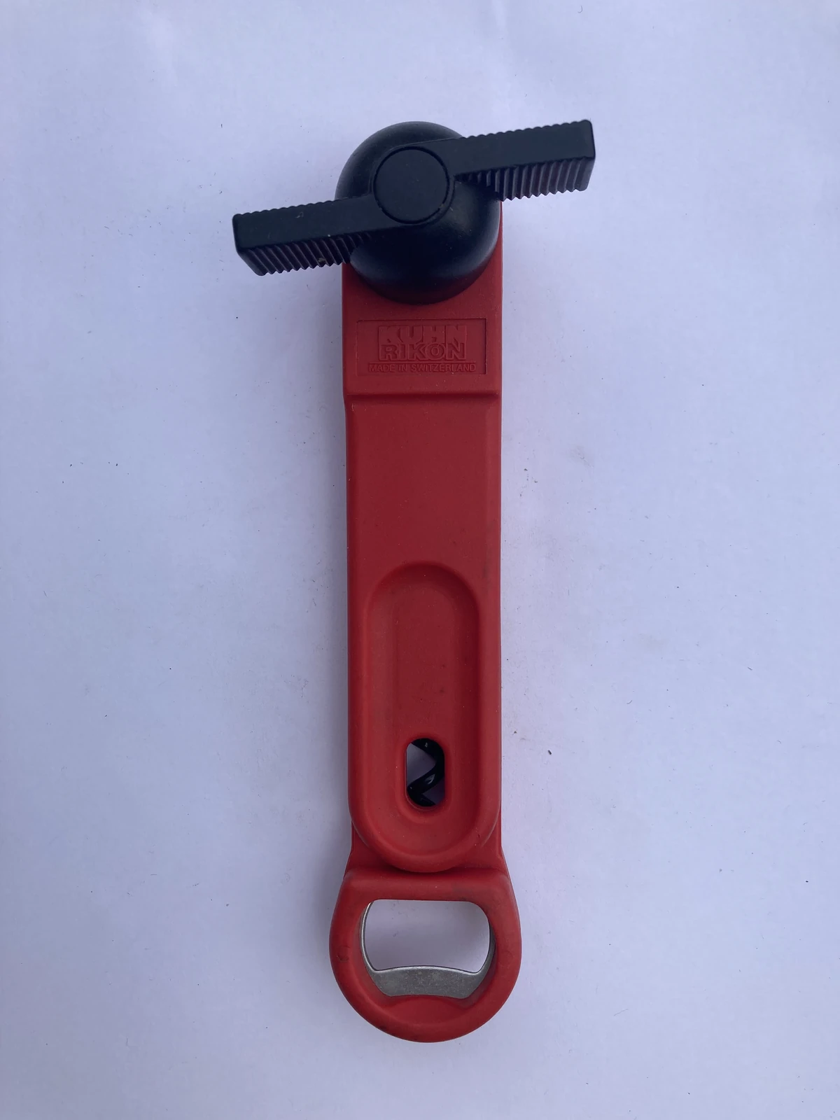 Kuhn Rikon multifunctional red plastic bottle opener Bottle Openers