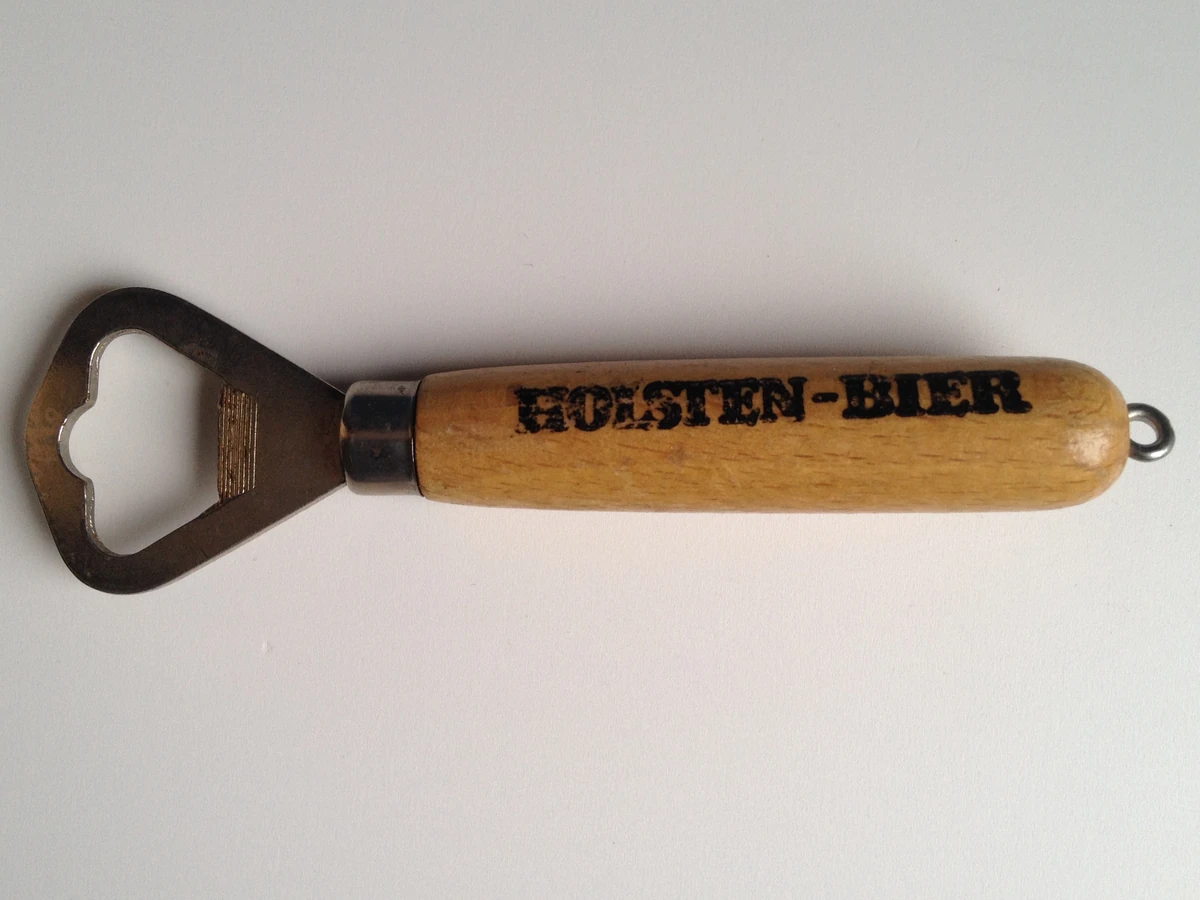HolstenBier bottle opener with wooden handle Bottle Openers Wiki
