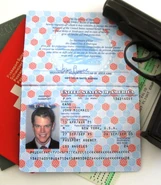 Bourne's USA passport "John Michael Kane"
