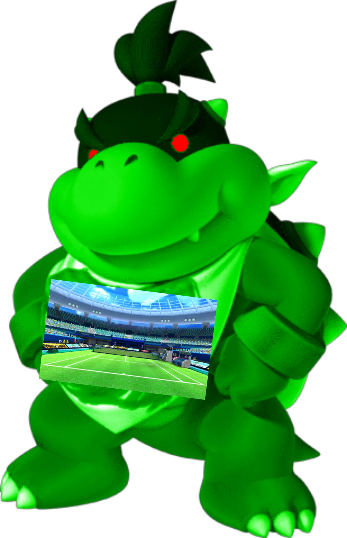 Dark Grass Court Bowser Jr. | Bowser Double 7 Wiki | Fandom