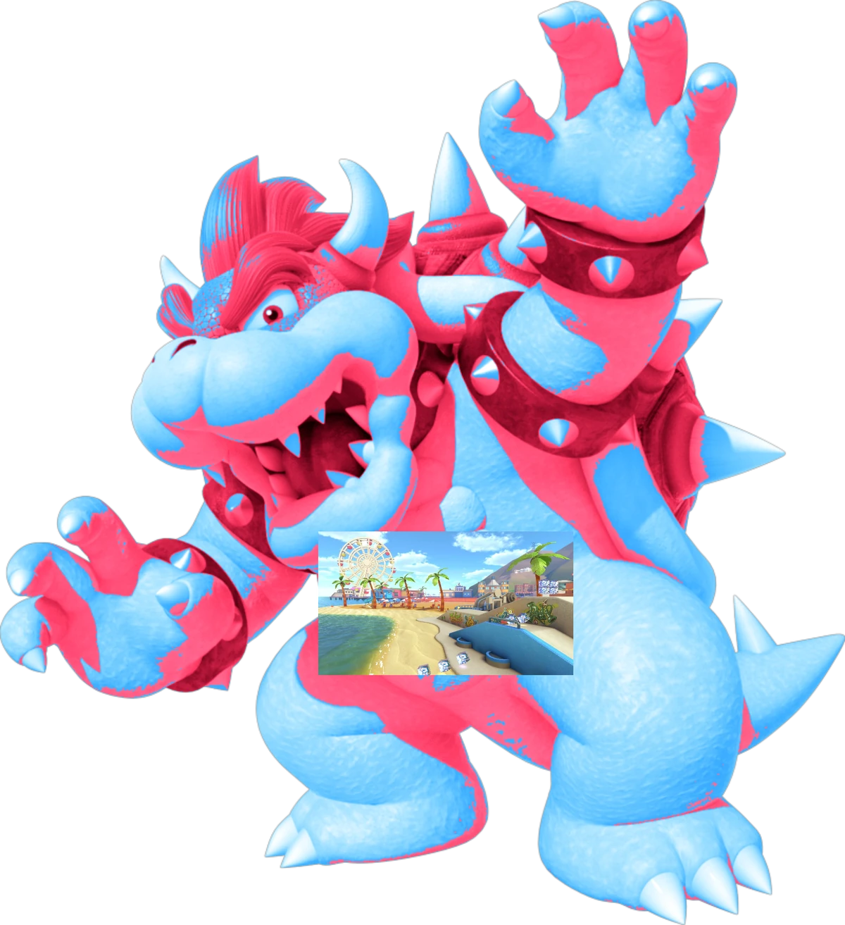 Los Angeles Laps Bowser | Bowser Double 7 Wiki | Fandom