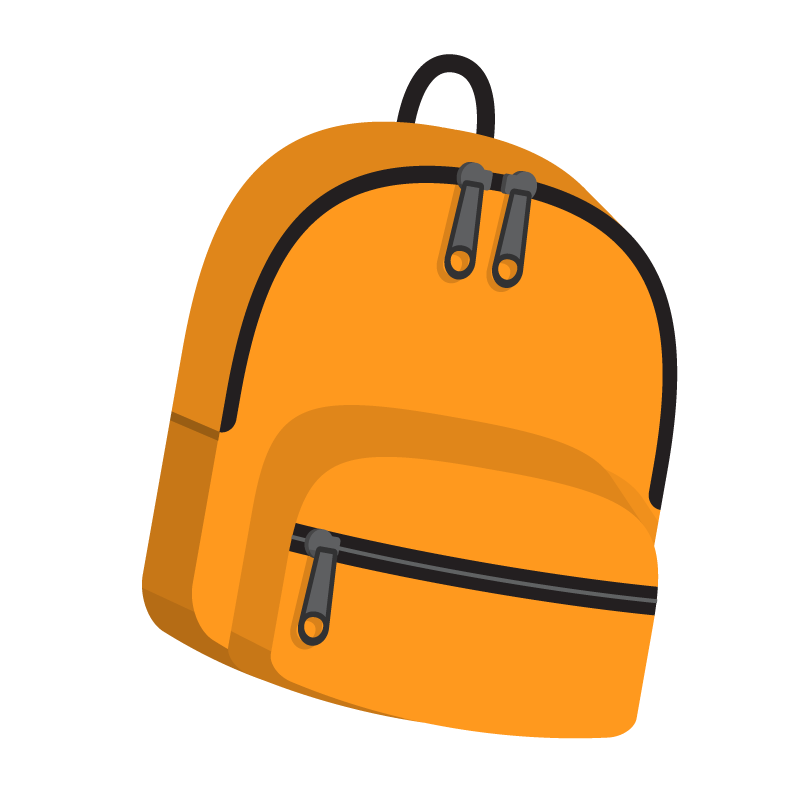 Orange backpack new arrivals