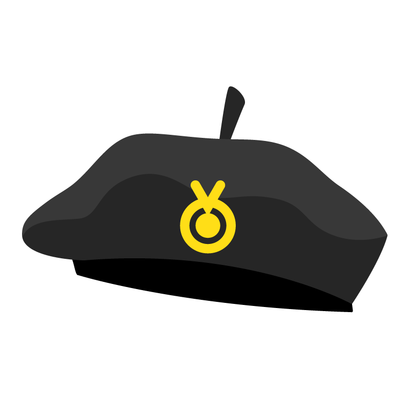 Boina De Militar Preta Wiki Box Critters Fandom