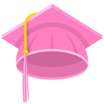 Graduation Cap Background Pink