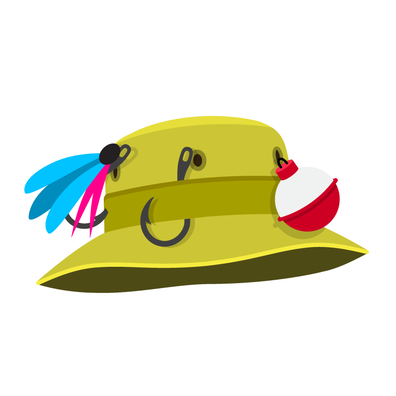 fishing hat png