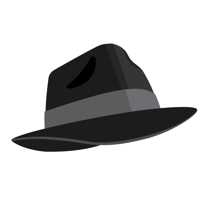 black fedora png