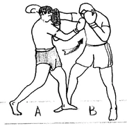 Uppercut in counterpunch