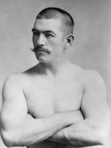 John L. Sullivan, the champion of London Prize Ring Rules.