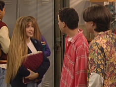 Topanga's hair long