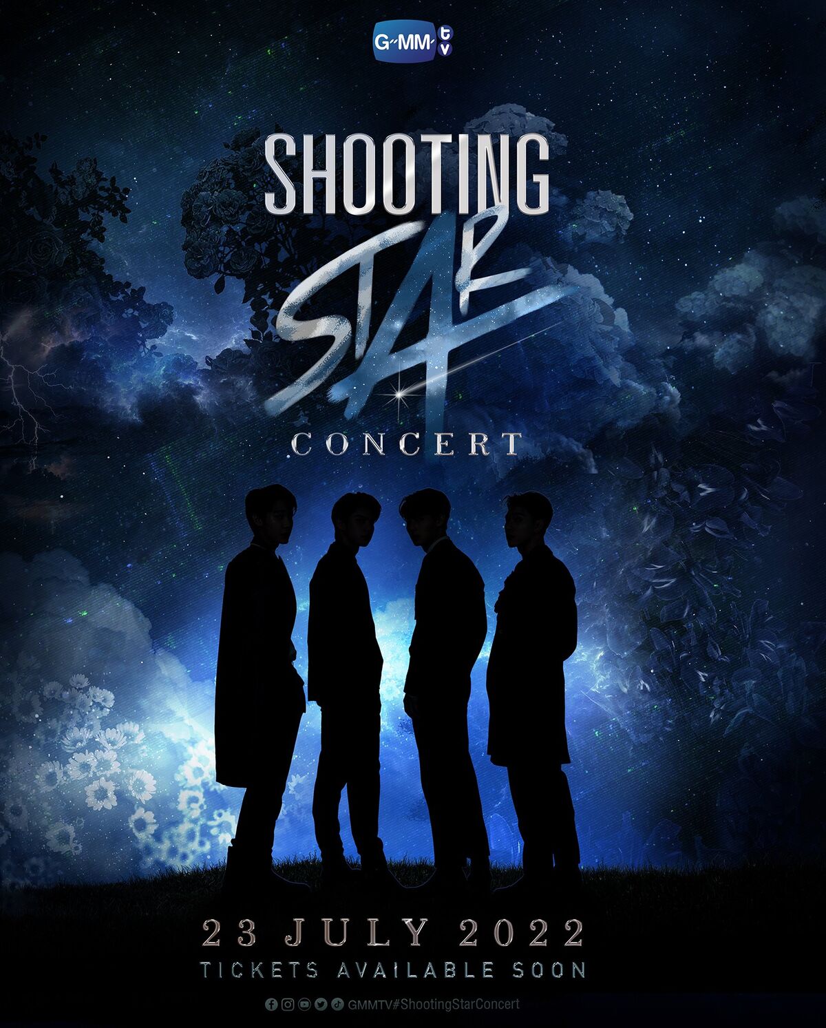 偉大な shooting star サイン入りポスター Japan in concert アイドル
