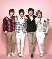 The F4 as they appear in Boys Over Flowers